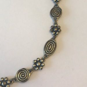 Unique Antique-look Metal Design Necklace
